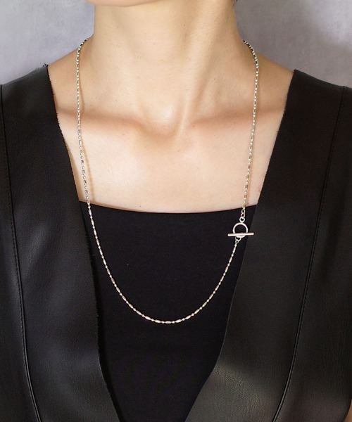 ISOLATION（アイソレーション）の「【ISOLATION / アイソレーション】Silver925 Rain Chain Necklace /レインチェーンネックレス（ネックレス・レディース・シルバー・60cm）」の4枚目の写真
