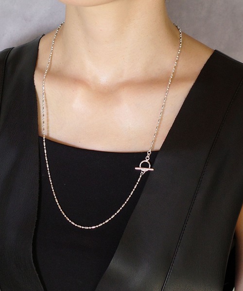 ISOLATION（アイソレーション）の「【ISOLATION / アイソレーション】Silver925 Rain Chain Necklace /レインチェーンネックレス（ネックレス・レディース・シルバー・60cm）」の5枚目の写真