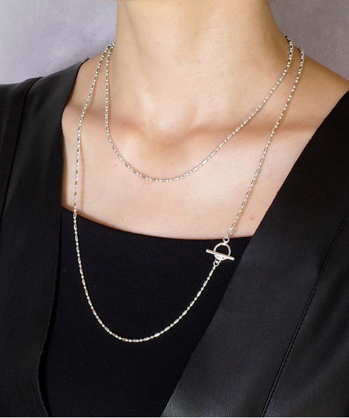 ISOLATION（アイソレーション）の「【ISOLATION / アイソレーション】Silver925 Rain Chain Necklace /レインチェーンネックレス（ネックレス・レディース・シルバー・60cm）」の6枚目の写真