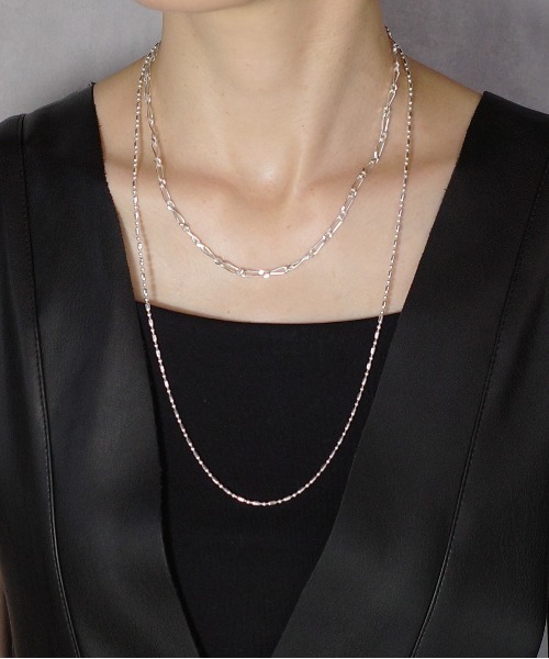 ISOLATION（アイソレーション）の「【ISOLATION / アイソレーション】Silver925 Rain Chain Necklace /レインチェーンネックレス（ネックレス・レディース・シルバー・60cm）」の8枚目の写真