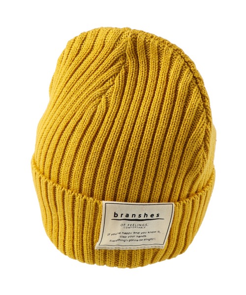 BRANSHES（ブランシェス）の「シンプルニット帽（ニットキャップ/ビーニー・キッズ・ブラック/グレー/レッド/ブルー/マスタード・S/L/M）」の9枚目の写真