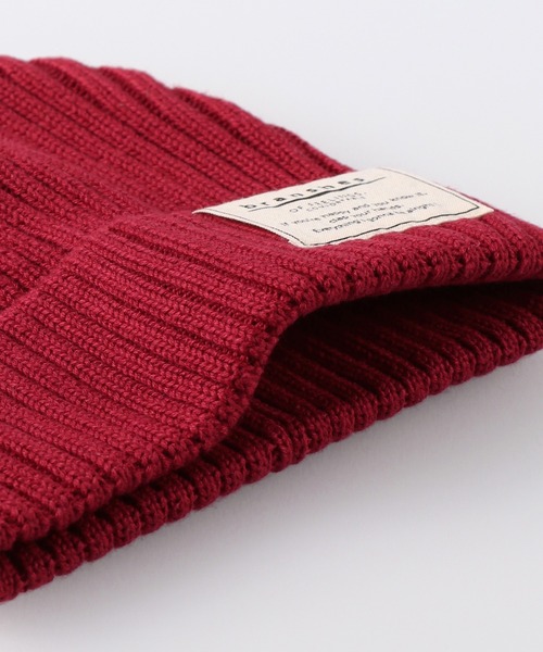 BRANSHES（ブランシェス）の「シンプルニット帽（ニットキャップ/ビーニー・キッズ・ブラック/グレー/レッド/ブルー/マスタード・S/L/M）」の10枚目の写真