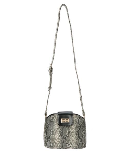 Green　Parks（グリーンパークス）の「・ヒネリカナグスクエアショルダー＊（トートバッグ・レディース・ベージュ/パイソン/ブラウン・FREE）」の19枚目の写真