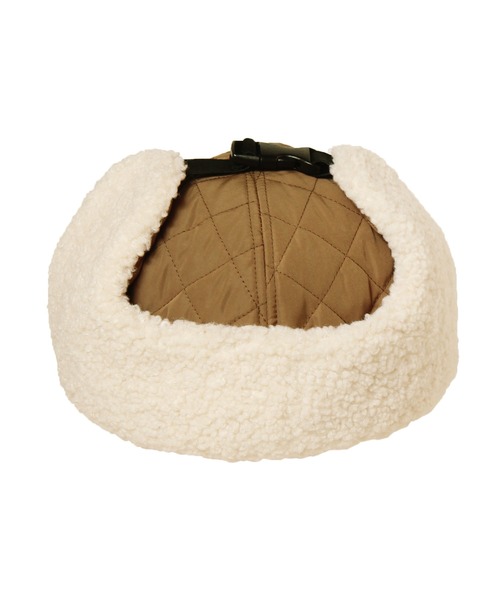 14+（イチヨンプラス）の「キルティングボアキャップ（キャップ・レディース・ベージュ/オリーブ/ブラック・FREE）」の9枚目の写真