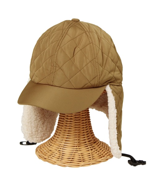 14+（イチヨンプラス）の「キルティングボアキャップ（キャップ・レディース・ベージュ/オリーブ/ブラック・FREE）」の11枚目の写真