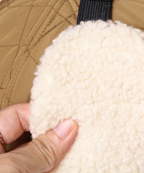 14+（イチヨンプラス）の「キルティングボアキャップ（キャップ・レディース・ベージュ/オリーブ/ブラック・FREE）」の16枚目の写真