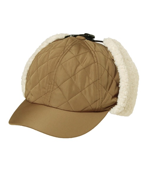 14+（イチヨンプラス）の「キルティングボアキャップ（キャップ・レディース・ベージュ/オリーブ/ブラック・FREE）」の5枚目の写真