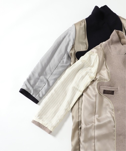 journal standard L'essage（ジャーナルスタンダードレサージュ）の「カシミヤダブルチェスターコート◆（チェスターコート・レディース・ベージュ/ネイビー・FREE）」の7枚目の写真