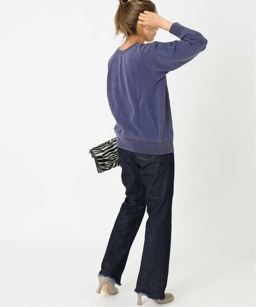 MIXTA（ミクスタ）の「■■■【Mixta/ミクスタ】 別注TABBY CAT PROPERTY SWEAT SHI：スウェット◆（スウェット・レディース・ブラック/ナチュラル/ネイビー・MEDIUM）」の9枚目の写真