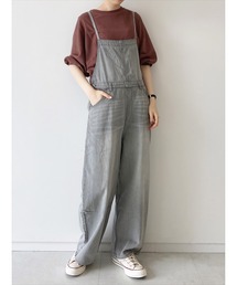 Samansa Mos2 blue | ECO DENIM サロペット(サロペット/オーバーオール)