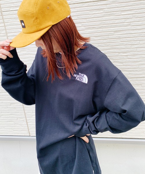 THE NORTH FACE(ザノースフェイス)の「THE NORTH FACE(ザ・ノースフェイス)/COMFY ロングスリーブTEE ロンT(Tシャツ/カットソー・レディース・ホワイト/ブラック・M/L/XL/XXL)」の15枚目の写真