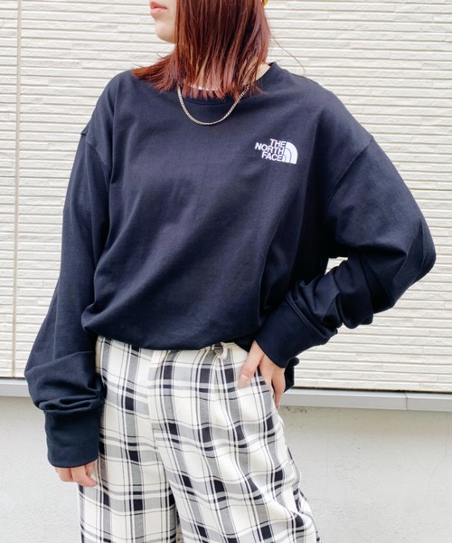 THE NORTH FACE(ザノースフェイス)の「THE NORTH FACE(ザ・ノースフェイス)/COMFY ロングスリーブTEE ロンT(Tシャツ/カットソー・レディース・ホワイト/ブラック・M/L/XL/XXL)」の20枚目の写真