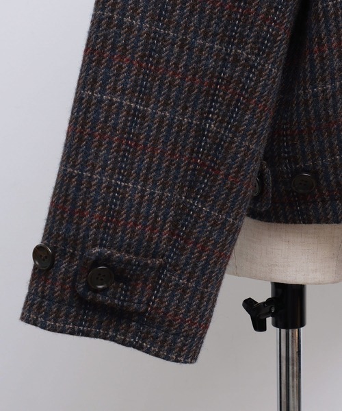 chambre de charme(シャンブルドゥシャーム)の「cdc リサイクルウール先染め ショートブルゾン(ブルゾン・レディース・クリーム/チョコ・FREE)」の11枚目の写真