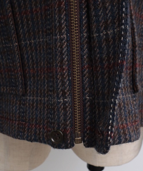 chambre de charme(シャンブルドゥシャーム)の「cdc リサイクルウール先染め ショートブルゾン(ブルゾン・レディース・クリーム/チョコ・FREE)」の17枚目の写真