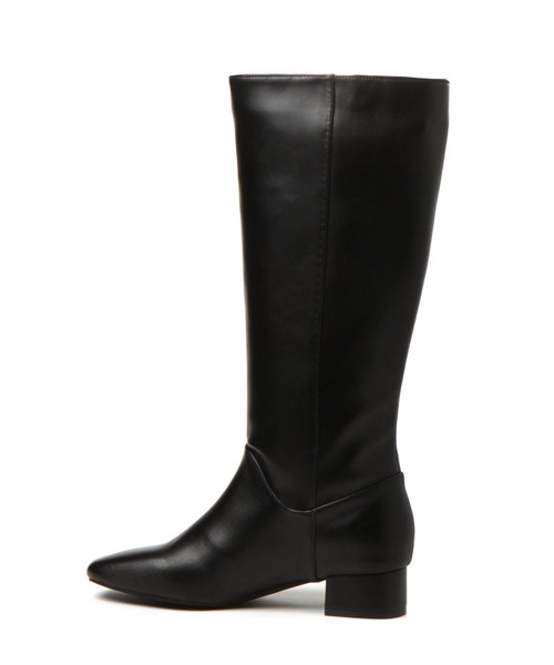 niko and...（ニコアンド）の「オリジナルローヒールロングブーツ（ブーツ・レディース・ブラック/ベージュ・MEDIUM/LARGE）」の5枚目の写真