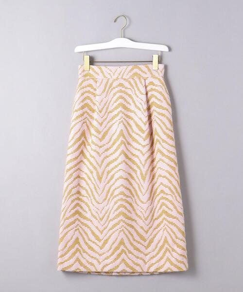 AEWEN MATOPH(イウエン マトフ)の「<AEWEN MATOPH(イウエン マトフ)>ゼブラ/ジャカード セミタイトスカート(スカート・レディース・ベージュ・36/34/38)」の11枚目の写真