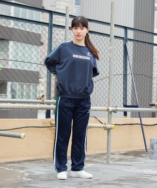 le coq sportif(ルコックスポルティフ)の「トラックジャージロングパンツトラックジャージロングパンツ レディース ウェア ロングパンツ ボトムス スポーツウェア(その他パンツ・レディース・ブラック/ネイビー/ホワイト・XL/S/M/L)」の8枚目の写真