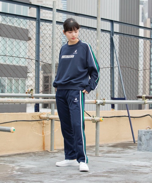 le coq sportif(ルコックスポルティフ)の「トラックジャージロングパンツトラックジャージロングパンツ レディース ウェア ロングパンツ ボトムス スポーツウェア(その他パンツ・レディース・ブラック/ネイビー/ホワイト・XL/S/M/L)」の6枚目の写真
