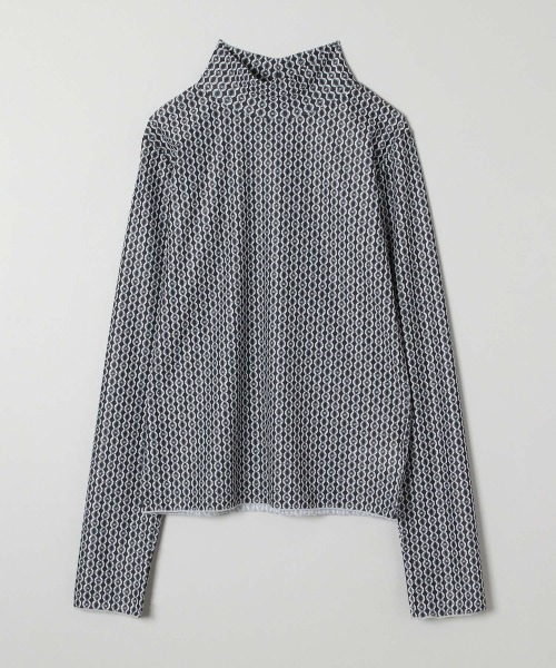 JEANASIS（ジーナシス）の「アソートガラメッシュLST/239764（Tシャツ/カットソー・レディース・ホワイト/ブラック系その他/オレンジ系その他・FREE）」の2枚目の写真