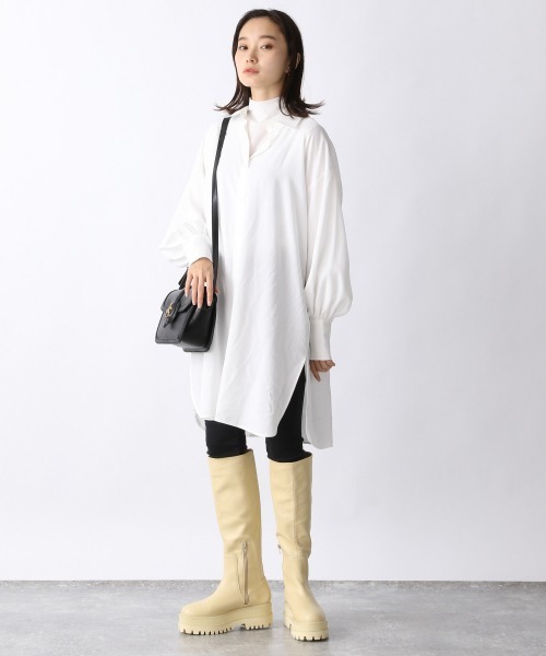 JEANASIS（ジーナシス）の「アソートガラメッシュLST/239764（Tシャツ/カットソー・レディース・ホワイト/ブラック系その他/オレンジ系その他・FREE）」の4枚目の写真