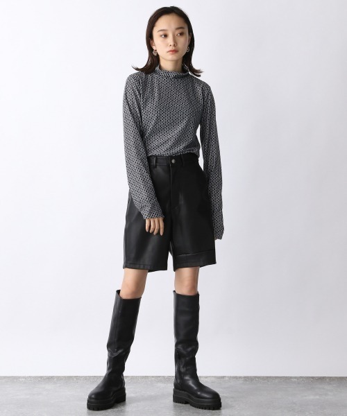 JEANASIS（ジーナシス）の「アソートガラメッシュLST/239764（Tシャツ/カットソー・レディース・ホワイト/ブラック系その他/オレンジ系その他・FREE）」の16枚目の写真