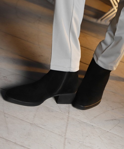 G.O.C（ジーオーシー）の「ヒールブーツ エナメル / スウェード / スムース 3タイプ（ブーツ・メンズ・ブラック/ブラック系その他/ブラック系その他3・MEDIUM/LARGE）」の7枚目の写真