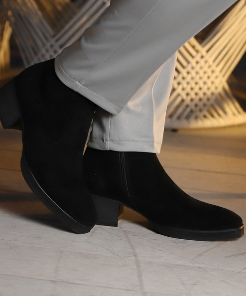 G.O.C（ジーオーシー）の「ヒールブーツ エナメル / スウェード / スムース 3タイプ（ブーツ・メンズ・ブラック/ブラック系その他/ブラック系その他3・MEDIUM/LARGE）」の8枚目の写真