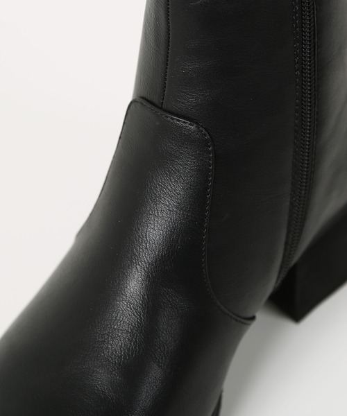 G.O.C（ジーオーシー）の「ヒールブーツ エナメル / スウェード / スムース 3タイプ（ブーツ・メンズ・ブラック/ブラック系その他/ブラック系その他3・MEDIUM/LARGE）」の11枚目の写真