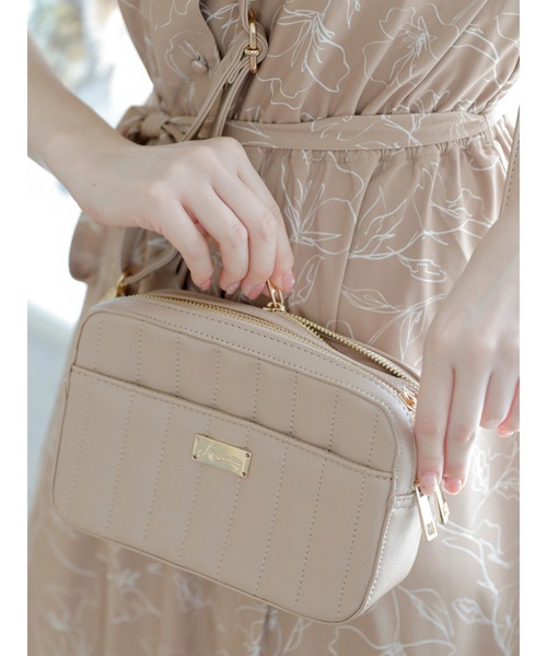 Areeam（アリーム）の「ウォレットショルダーバッグ（ショルダーバッグ・レディース・ミント/ブラック/ベージュ/アイボリー/ピンク/キャメル・FREE）」の4枚目の写真