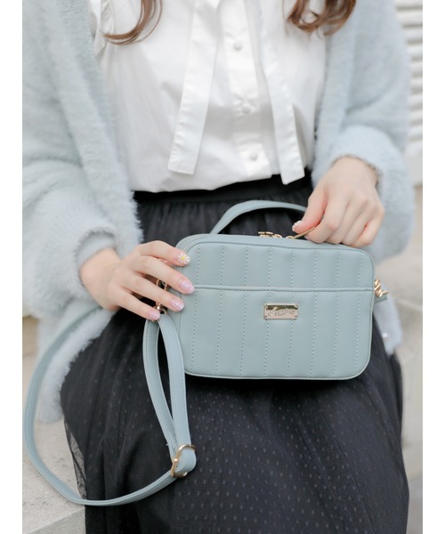 Areeam（アリーム）の「ウォレットショルダーバッグ（ショルダーバッグ・レディース・ミント/ブラック/ベージュ/アイボリー/ピンク/キャメル・FREE）」の13枚目の写真