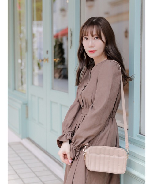 Areeam（アリーム）の「ウォレットショルダーバッグ（ショルダーバッグ・レディース・ミント/ブラック/ベージュ/アイボリー/ピンク/キャメル・FREE）」の11枚目の写真