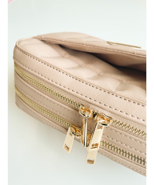 Areeam（アリーム）の「ウォレットショルダーバッグ（ショルダーバッグ・レディース・ミント/ブラック/ベージュ/アイボリー/ピンク/キャメル・FREE）」の18枚目の写真