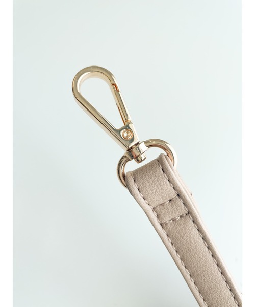 Areeam（アリーム）の「ウォレットショルダーバッグ（ショルダーバッグ・レディース・ミント/ブラック/ベージュ/アイボリー/ピンク/キャメル・FREE）」の21枚目の写真