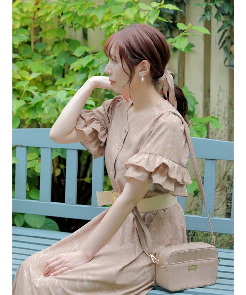 Areeam（アリーム）の「ウォレットショルダーバッグ（ショルダーバッグ・レディース・ミント/ブラック/ベージュ/アイボリー/ピンク/キャメル・FREE）」の8枚目の写真