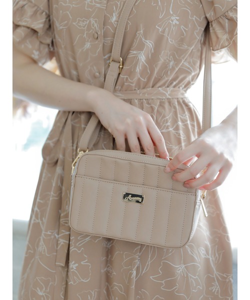 Areeam（アリーム）の「ウォレットショルダーバッグ（ショルダーバッグ・レディース・ミント/ブラック/ベージュ/アイボリー/ピンク/キャメル・FREE）」の10枚目の写真