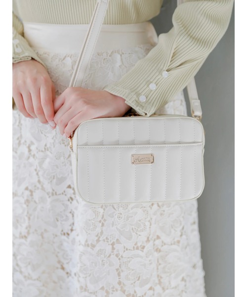 Areeam（アリーム）の「ウォレットショルダーバッグ（ショルダーバッグ・レディース・ミント/ブラック/ベージュ/アイボリー/ピンク/キャメル・FREE）」の22枚目の写真