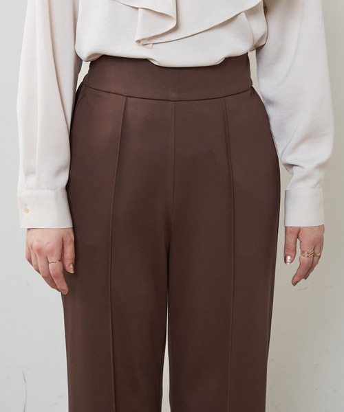 natural couture（ナチュラルクチュール）の「長さ変えれるきれいめカットパンツ（その他パンツ・レディース・ブラック/ベージュ/グリーン/ブラウン・FREE）」の7枚目の写真