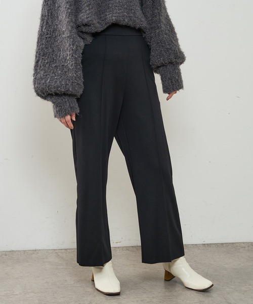 natural couture（ナチュラルクチュール）の「長さ変えれるきれいめカットパンツ（その他パンツ・レディース・ブラック/ベージュ/グリーン/ブラウン・FREE）」の9枚目の写真