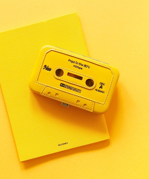 ACCOMMODE（アコモデ）の「カセットテープカードケース（カードケース・レディース・オレンジ/ブルー/イエロー/グリーン・FREE）」の4枚目の写真