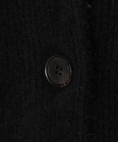 SHIPS（シップス）の「〈手洗い可能〉へアリークルーネックカーディガン◆（カーディガン/ボレロ・レディース・ブラック/ベージュ/ラベンダー・ONE SIZE）」の5枚目の写真