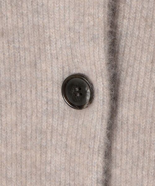 SHIPS（シップス）の「〈手洗い可能〉へアリークルーネックカーディガン◆（カーディガン/ボレロ・レディース・ブラック/ベージュ/ラベンダー・ONE SIZE）」の10枚目の写真