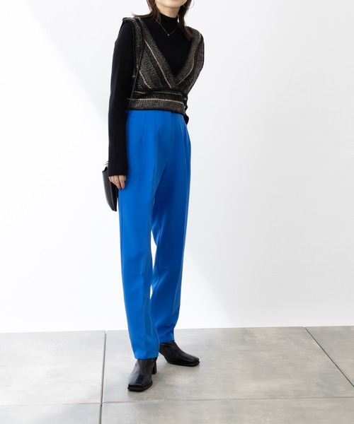 COLONY 2139（コロニートゥーワンスリーナイン）の「ストレッチイージーケアパンツ(テーパード2)（その他パンツ・レディース・ブラック/ブルー/グリーン/モカ・SMALL/MEDIUM/LARGE）」の7枚目の写真