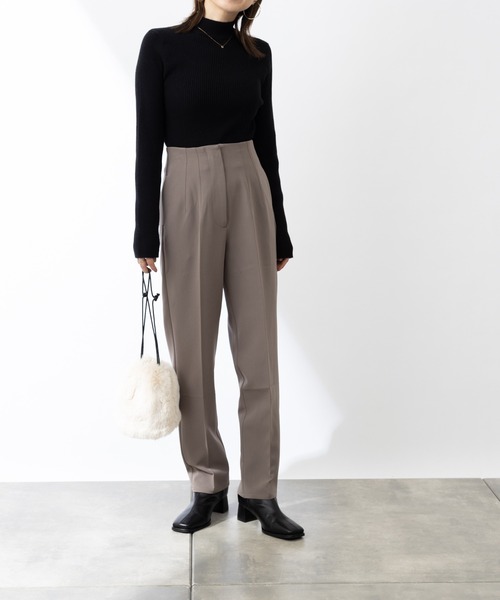 COLONY 2139（コロニートゥーワンスリーナイン）の「ストレッチイージーケアパンツ(テーパード2)（その他パンツ・レディース・ブラック/ブルー/グリーン/モカ・SMALL/MEDIUM/LARGE）」の11枚目の写真