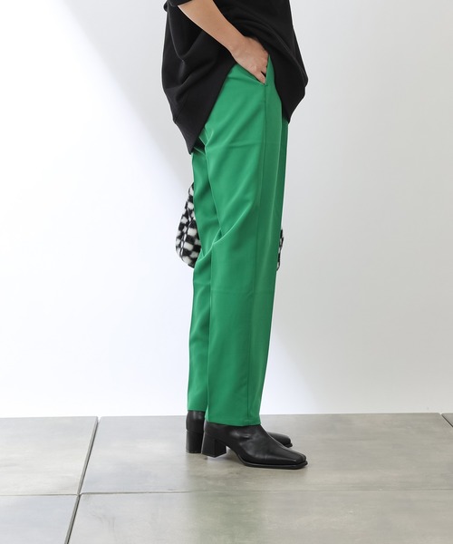 COLONY 2139（コロニートゥーワンスリーナイン）の「ストレッチイージーケアパンツ(テーパード2)（その他パンツ・レディース・ブラック/ブルー/グリーン/モカ・SMALL/MEDIUM/LARGE）」の12枚目の写真