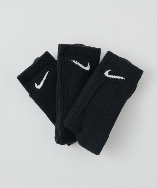 NIKE(ナイキ)の「NIKE/ナイキ 3Pエブリデイクッションクルーソックス(ソックス/靴下・レディース・ホワイト/ブラック・23/21)」の5枚目の写真