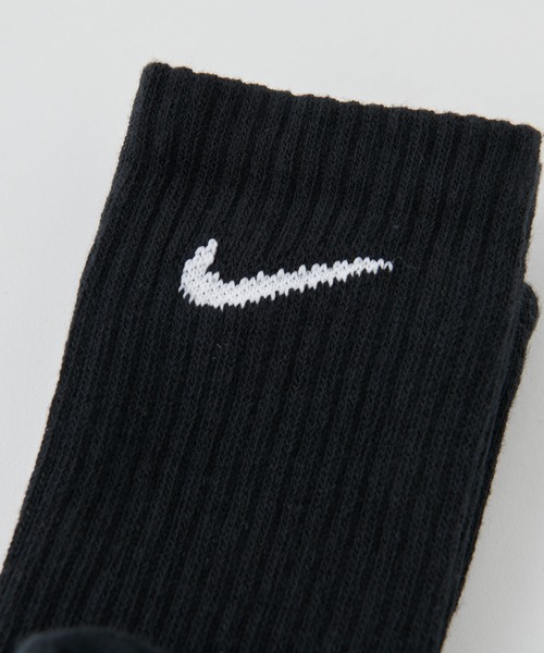 NIKE(ナイキ)の「NIKE/ナイキ 3Pエブリデイクッションクルーソックス(ソックス/靴下・レディース・ホワイト/ブラック・23/21)」の6枚目の写真
