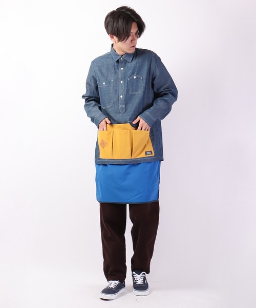 【セール】ダンガリー クラフトマン エプロンシャツ（シャツ/ブラウス）｜FUNALIVE（ファンアライブ） 6,892円