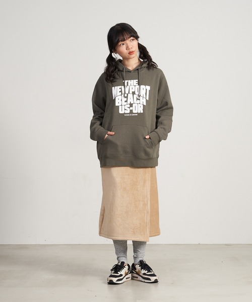 OUTDOOR PRODUCTS APPAREL(アウトドアプロダクツアパレル)の「上下セット対応可能 カットコール裏ボアボンディング巻きスカート(スカート・レディース・ライトグレー/ベージュ/ブラウン・MEDIUM/LARGE)」の21枚目の写真