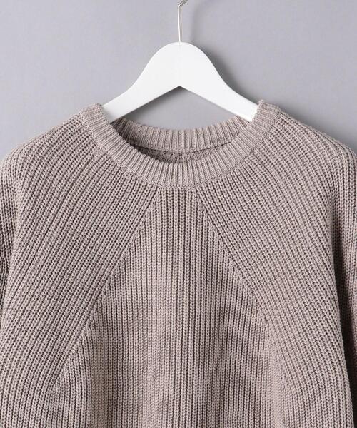 BATONER(バトナー)の「<BATONER(バトナー)> シグネチャー クルーネック ニット(ニット/セーター・メンズ・ブラック/ベージュ/ライム/オレンジ・1/2/3)」の20枚目の写真