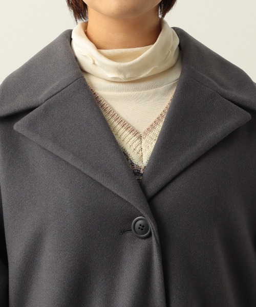 Heather(ヘザー)の「WOOLLYTECHミドルジャケットコート 259767(その他アウター・レディース・チャコールグレー/ブルー/ブラウン・FREE)」の9枚目の写真